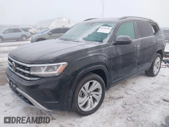 2021 Volkswagen Atlas SE with VIN 1V2HR2CA9MC574558, listed as a IAAI auction lot 41296583 with 50,267 mi miles and . Bid and sale history available at DreamBid. Image 18.