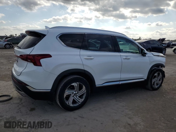 2021 Hyundai Santa Fe Essential with VIN 5NMS24AJ2MH340872, listed as a Copart auction lot 88337055 with 31,658 mi miles and Non Repairable. Bid and sale history available at carsss.com. Image 3.