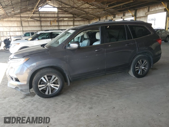 2016 Honda Pilot EX-L with VIN 5FNYF5H70GB028361, listed as a Copart auction lot 45791915 with 138,412 mi miles and Salvage Title. Bid and sale history available at DreamBid. Image 1.
