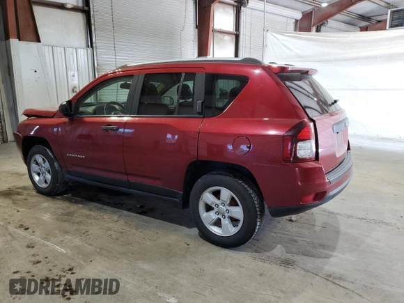 2016 Jeep Compass Sport with VIN 1C4NJCBB8GD747867, listed as a Copart auction lot 58911845 with 74,702 mi miles and Salvage title. Bid and sale history available at DreamBid. Image 2.