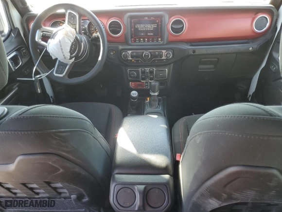 2023 Jeep Wrangler Rubicon with VIN 1C4JJXFG8PW518377, listed as a Copart auction lot 46309175 with 29,033 mi miles and Salvage Title. Bid and sale history available at carsss.com. Image 8.