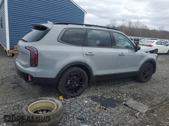 2024 Kia Telluride EX X-Line z VIN 5XYP3DGC9RG564041, wystawiony jako Copart lot #52851745 z przebiegiem 2 878 mil mil oraz Szkoda całkowita • Salvage title. Historia ofert i sprzedaży dostępna na DreamBid. Obrazek 3.