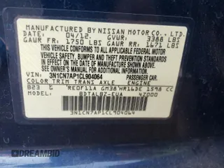 2012 Nissan Versa SL with VIN 3N1CN7AP1CL904064, listed as a Copart auction lot 68711554 with 111,789 mi miles and Salvage Title. Bid and sale history available at carsss.com. Image 12.
