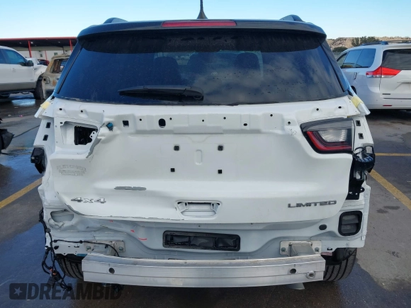 2023 Jeep Compass Limited with VIN 3C4NJDCN3PT541204, listed as a IAAI auction lot 41233651 with 16,757 mi miles and . Bid and sale history available at DreamBid. Image 17.