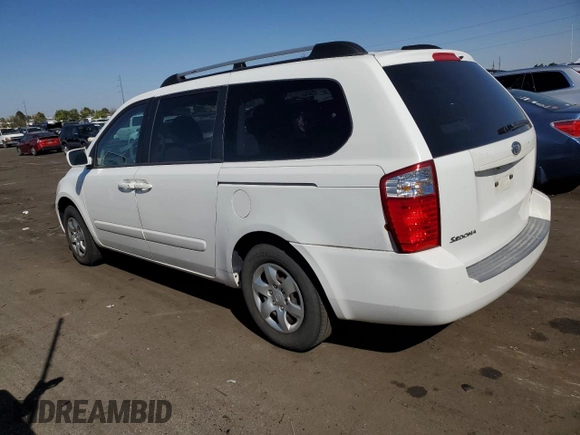 2008 Kia Sedona LX with VIN KNDMB233886198896, listed as a Copart auction lot 74627344 with 187,420 mi miles and Clean Title. Bid and sale history available at carsss.com. Image 2.