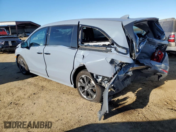2024 Honda Odyssey Elite с VIN 5FNRL6H99RB030410, выставлен на аукционе Copart как лот 87886105 с пробегом 8 655 миль миль и Списание • Salvage title. История ставок и продаж доступна на DreamBid. Изображение 2.