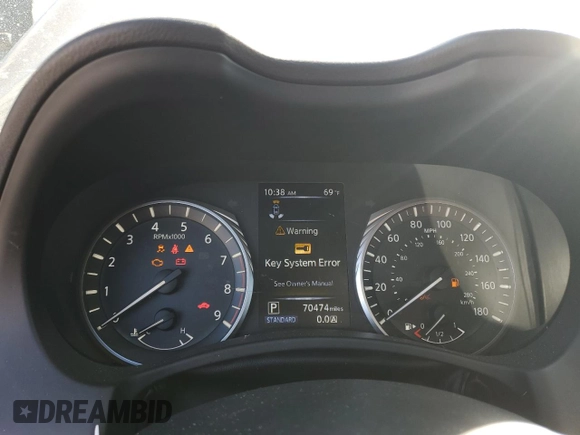 2021 Infiniti Q50 Sensory with VIN JN1EV7CP0MM703236, listed as a Copart auction lot 41563465 with 70,474 mi miles and Salvage Title. Bid and sale history available at DreamBid. Image 9.