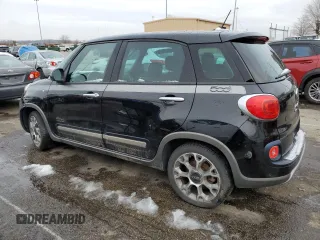 2014 FIAT 500L Trekking with VIN ZFBCFADH0EZ008008, listed as a Copart auction lot 81601874 with 91,812 mi miles and Salvage Title. Bid and sale history available at carsss.com. Image 2.