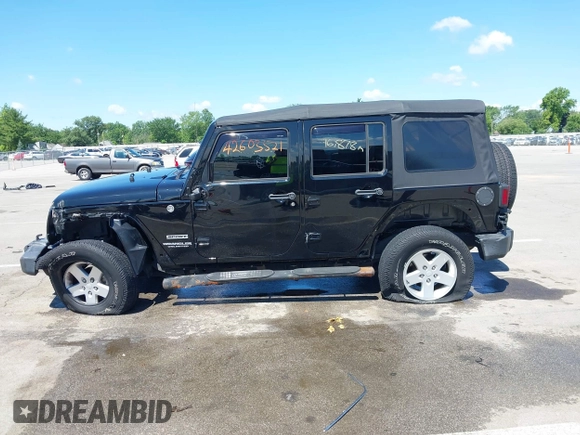2017 Jeep Wrangler Unlimited Sport with VIN 1C4BJWDG7HL544974, listed as a IAAI auction lot 42603521 with 96,878 mi miles and . Bid and sale history available at DreamBid. Image 14.