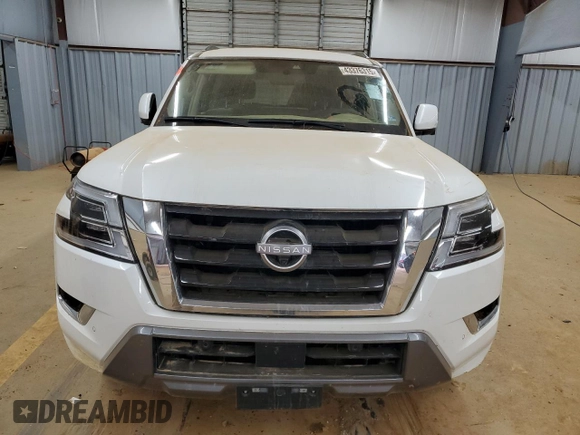2022 Nissan Armada SL with VIN JN8AY2BB3N9812360, listed as a Copart auction lot 43376315 with Not Provided miles and Salvage Title. Bid and sale history available at carsss.com. Image 5.