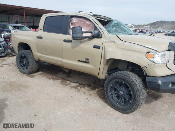 2017 Toyota Tundra 4WD SR5 with VIN 5TFDW5F16HX631528, listed as a IAAI auction lot 41829506 with 0 mi miles. Bid and sale history available at carsss.com. Image 1.