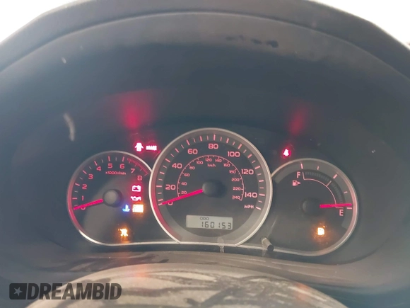 2009 Subaru Impreza Outback Special Sports with VIN JF1GH63609G820034, listed as a IAAI auction lot 42167339 with 160,153 mi miles and . Bid and sale history available at DreamBid. Image 7.