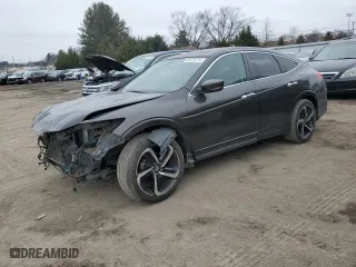 2013 Honda Crosstour EX with VIN 5J6TF3H31DL001359, listed as a Copart auction lot 85476124 with 102,423 mi miles and Salvage Title. Bid and sale history available at carsss.com. Image 1.