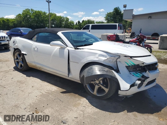 2013 Chevrolet Camaro LT with VIN 2G1FC3D39D9237730, listed as a Copart auction lot 58096214 with 86,261 mi miles and Non repairable. Bid and sale history available at DreamBid. Image 4.