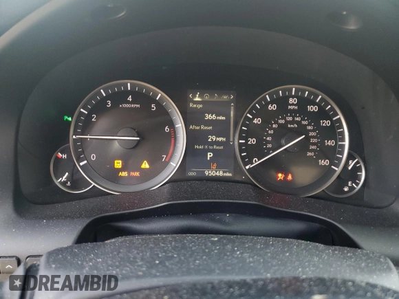 2016 Lexus ES 330 with VIN 58ABK1GG3GU022917, listed as a Copart auction lot 62547645 with 95,048 mi miles and Salvage title. Bid and sale history available at DreamBid. Image 9.