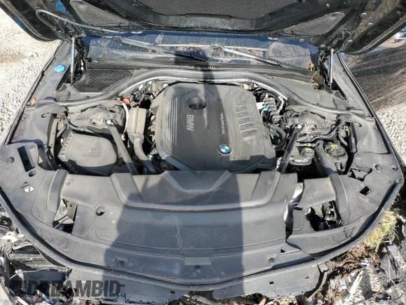 2017 BMW 7 Series 740i with VIN WBA7E2C50HG740358, listed as a Copart auction lot 51601995 with 0 mi miles and Non Repairable. Bid and sale history available at carsss.com. Image 11.