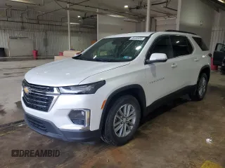 2023 Chevrolet Traverse LT Cloth with VIN 1GNEVGKW1PJ100248, listed as a Copart auction lot 49430455 with 34,116 mi miles and Salvage Title. Bid and sale history available at carsss.com. Image 1.