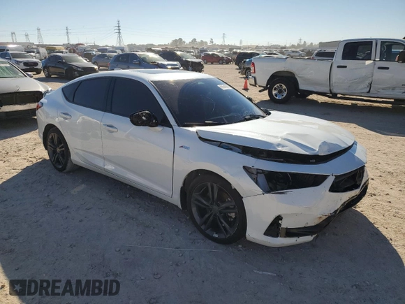 2024 Acura Integra w/A-Spec Technology Package with VIN 19UDE4H63RA019654, listed as a Copart auction lot 80540244 with 22,829 mi miles and Salvage Title. Bid and sale history available at carsss.com. Image 4.