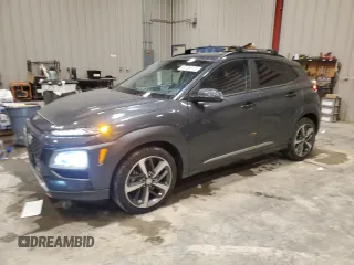 2021 Hyundai Kona Ultimate with VIN KM8K5CA5XMU647408, listed as a Copart auction lot 49158515 with 40,075 mi miles and Salvage Title. Bid and sale history available at carsss.com. Image 1.