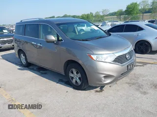 2016 Nissan Quest SV z VIN JN8AE2KP1G9157008, wystawiony jako IAAI lot #42425621 z przebiegiem 104 637 mil mil oraz . Historia ofert i sprzedaży dostępna na DreamBid. Obrazek 1.
