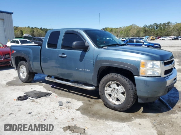 2010 Chevrolet Silverado 1500 LT with VIN 1GCSKSE37AZ150993, listed as a Copart auction lot 50356515 with 110,584 mi miles and Salvage Title. Bid and sale history available at DreamBid. Image 4.