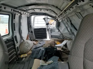 2008 Chevrolet Express Cargo Van with VIN 1GCGG25C881138805, listed as a Copart auction lot 46987615 with 0 mi miles and Non Repairable. Bid and sale history available at carsss.com. Image 10.