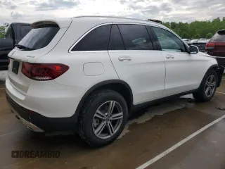 2020 Mercedes-Benz GLC 300 with VIN WDC0G8EB5LF694586, listed as a Copart auction lot 56115425 with 49,309 mi miles and Salvage title. Bid and sale history available at DreamBid. Image 3.