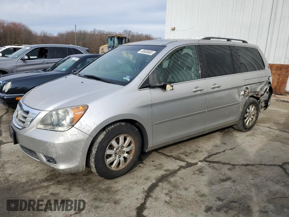 2009 Honda Odyssey EX-L with VIN 5FNRL38609B019428, listed as a Copart auction lot 49585665 with 180,843 mi miles and Salvage Title. Bid and sale history available at carsss.com. Image 1.