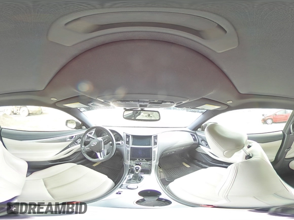 2017 Infiniti Q60 Sport with VIN JN1EV7EL2HM553050, listed as a Copart auction lot 52881355 with 89,931 mi miles and Salvage Title. Bid and sale history available at DreamBid. Image 14.