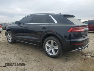 2019 Audi Q8 Premium z VIN WA1AVAF13KD013360, wystawiony jako Copart lot #89136245 z przebiegiem 77 722 mil mil oraz Szkoda całkowita • Salvage title. Historia ofert i sprzedaży dostępna na DreamBid. Obrazek 2.