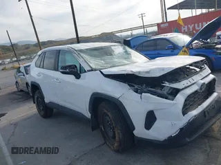 2022 Toyota RAV4 LE with VIN 2T3K1RFV3NC188126, listed as a IAAI auction lot 42037772 with 54,057 mi miles. Bid and sale history available at carsss.com. Image 1.