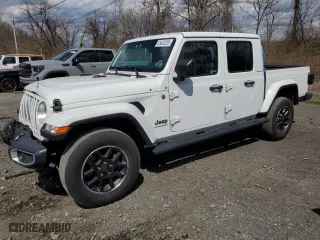 2023 Jeep Gladiator Overland with VIN 1C6HJTFG9PL535396, listed as a Copart auction lot 53423225 with 45,596 mi miles and Non Repairable. Bid and sale history available at carsss.com. Image 1.