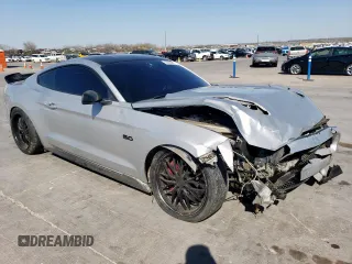 2017 Ford Mustang GT with VIN 1FA6P8CF9H5266934, listed as a Copart auction lot 50248285 with 75,138 mi miles and Salvage title. Bid and sale history available at DreamBid. Image 4.