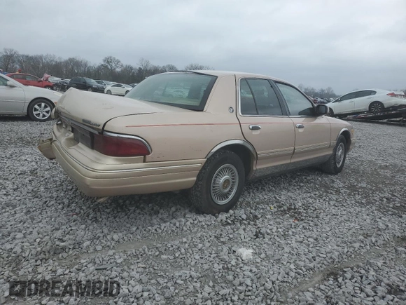 1996 Mercury Grand Marquis GS with VIN 2MELM74W8TX673695, listed as a Copart auction lot 44953635 with 271,807 mi miles and Salvage Title. Bid and sale history available at DreamBid. Image 3.