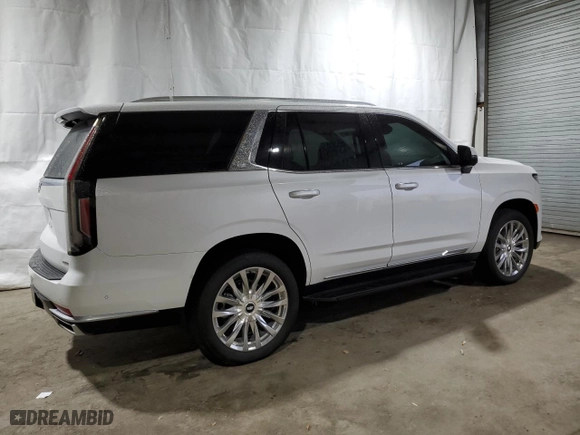 2023 Cadillac Escalade 4WD Premium Luxury with VIN 1GYS4BKL5PR237034, listed as a Copart auction lot 81638734 with 40,311 mi miles and Clean Title. Bid and sale history available at carsss.com. Image 3.