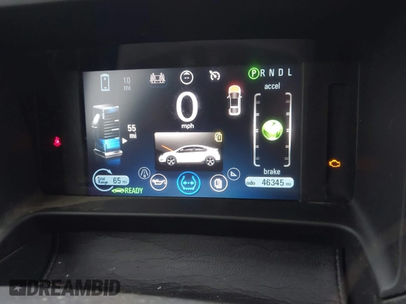 2012 Chevrolet Volt with VIN 1G1RA6E47CU113341, listed as a IAAI auction lot 42117020 with 46,345 mi miles and . Bid and sale history available at carsss.com. Image 17.
