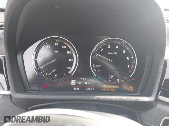 2021 BMW X1 xDrive28i with VIN WBXJG9C05M5T83784, listed as a IAAI auction lot 41696073 with 15,865 mi miles and . Bid and sale history available at DreamBid. Image 7.