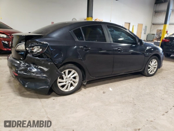 2012 Mazda 3 i Grand Touring with VIN JM1BL1W82C1542914, listed as a Copart auction lot 80790833 with 138,058 mi miles and Salvage Title. Bid and sale history available at DreamBid. Image 3.