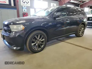 2013 Dodge Durango R/T z VIN 1C4SDJCT5DC678840, wystawiony jako Copart lot #61417155 z przebiegiem 179 977 mil mil oraz Czysty tytuł • Clean title. Historia ofert i sprzedaży dostępna na DreamBid. Obrazek 1.