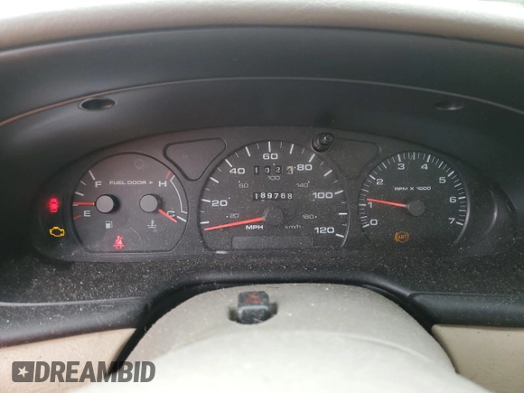 2002 Ford Taurus SES Standard with VIN 1FAFP55S72A271279, listed as a Copart auction lot 58467685 with 189,768 mi miles and Clean title. Bid and sale history available at DreamBid. Image 9.