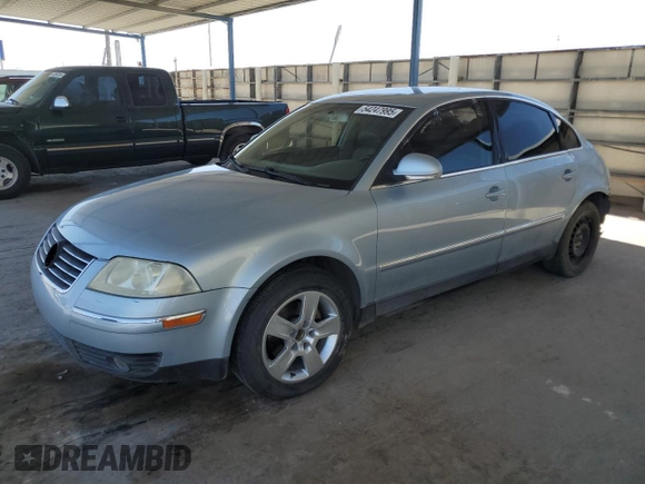 2004 Volkswagen Passat GLS z VIN WVWPD63B24P252638, wystawiony jako Copart lot #54247995 z przebiegiem 77 786 mil mil oraz Szkoda całkowita • Salvage title. Historia ofert i sprzedaży dostępna na DreamBid. Obrazek 1.