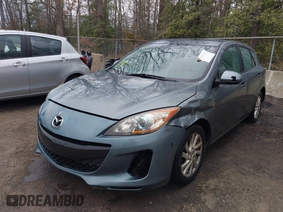 2012 Mazda 3 i Grand Touring with VIN JM1BL1M83C1662756, listed as a IAAI auction lot 41630564 with 153,725 mi miles and . Bid and sale history available at DreamBid. Image 6.
