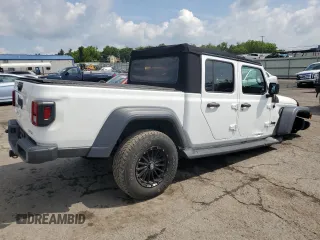 2020 Jeep Gladiator Sport S with VIN 1C6HJTAG3LL130331, listed as a Copart auction lot 58130105 with 103,195 mi miles and Salvage title. Bid and sale history available at DreamBid. Image 3.