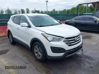 2014 Hyundai Santa Fe z VIN 5XYZTDLB5EG147354, wystawiony jako IAAI lot #42235940 z przebiegiem 107 466 mil mil oraz . Historia ofert i sprzedaży dostępna na DreamBid. Obrazek 1.