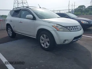 2006 Nissan Murano S z VIN JN8AZ08T96W424215, wystawiony jako IAAI lot #42126408 z przebiegiem 224 188 mil mil oraz . Historia ofert i sprzedaży dostępna na DreamBid. Obrazek 1.