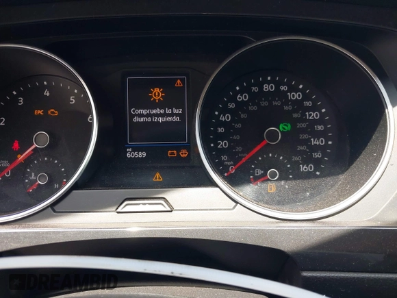 2018 Volkswagen Tiguan S with VIN 3VV1B7AX3JM128705, listed as a IAAI auction lot 42110808 with 60,589 mi miles and . Bid and sale history available at DreamBid. Image 7.