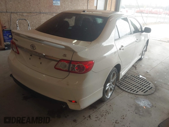 2013 Toyota Corolla L with VIN 5YFBU4EE5DP154224, listed as a IAAI auction lot 42133954 with 130,473 mi miles. Bid and sale history available at carsss.com. Image 4.