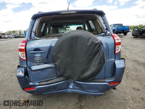 2011 Toyota RAV4 with VIN 2T3BF4DV5BW117818, listed as a Copart auction lot 54317025 with 133,195 mi miles and Salvage Title. Bid and sale history available at carsss.com. Image 6.