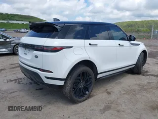 2021 Land Rover Range Rover Evoque R-Dynamic SE z VIN SALZL2FX8MH123737, wystawiony jako IAAI lot #42148598 z przebiegiem 22 331 mil mil oraz . Historia ofert i sprzedaży dostępna na DreamBid. Obrazek 4.