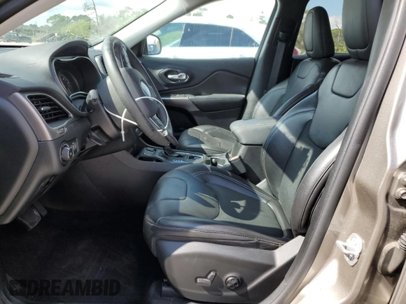 2019 Jeep Cherokee Latitude Plus with VIN 1C4PJLLX7KD109850, listed as a Copart auction lot 44535675 with 27,110 mi miles and Non Repairable. Bid and sale history available at DreamBid. Image 7.